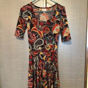 LuLaRoe Nicole Dress XS 🖤
